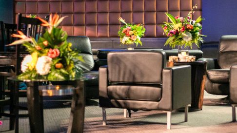Event with flower arrangements