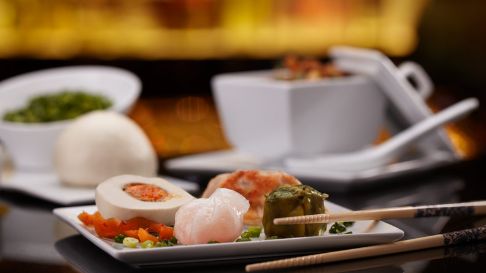 Sushi on a plate