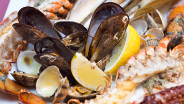 assorted seafood